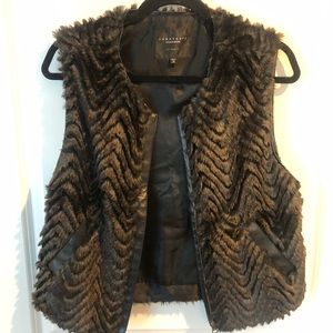 Faux Fur Vest / Vegan